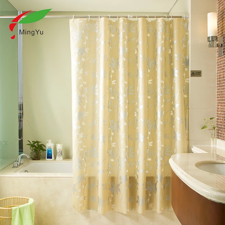 
Chinese Custom Shower Curtain PEVA Bath Curtain 