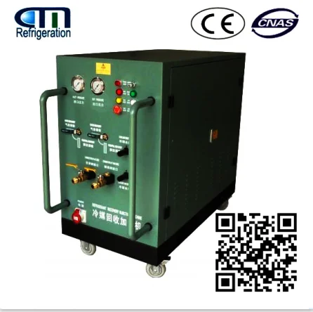 
gas refrigerant R410 recovery machine ISO tank refrigerant remains handling tool 