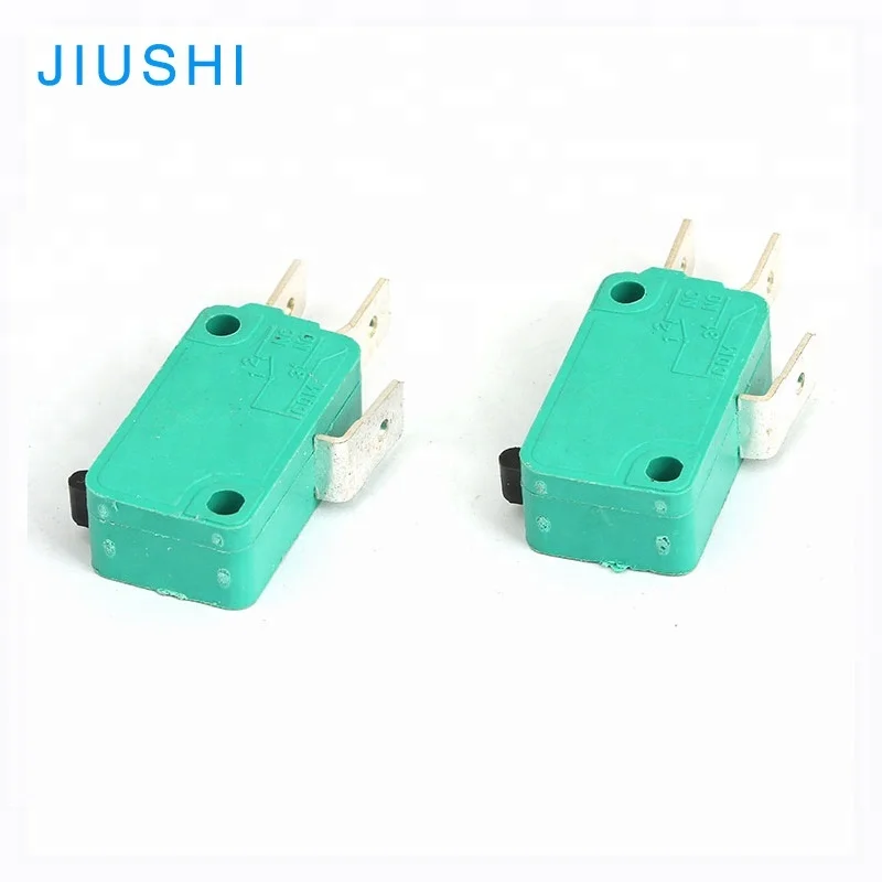 Kelly KW3-OZ 3 pins  push button type micro switch 5A/10A 250VAC T85  limit switch green KW7