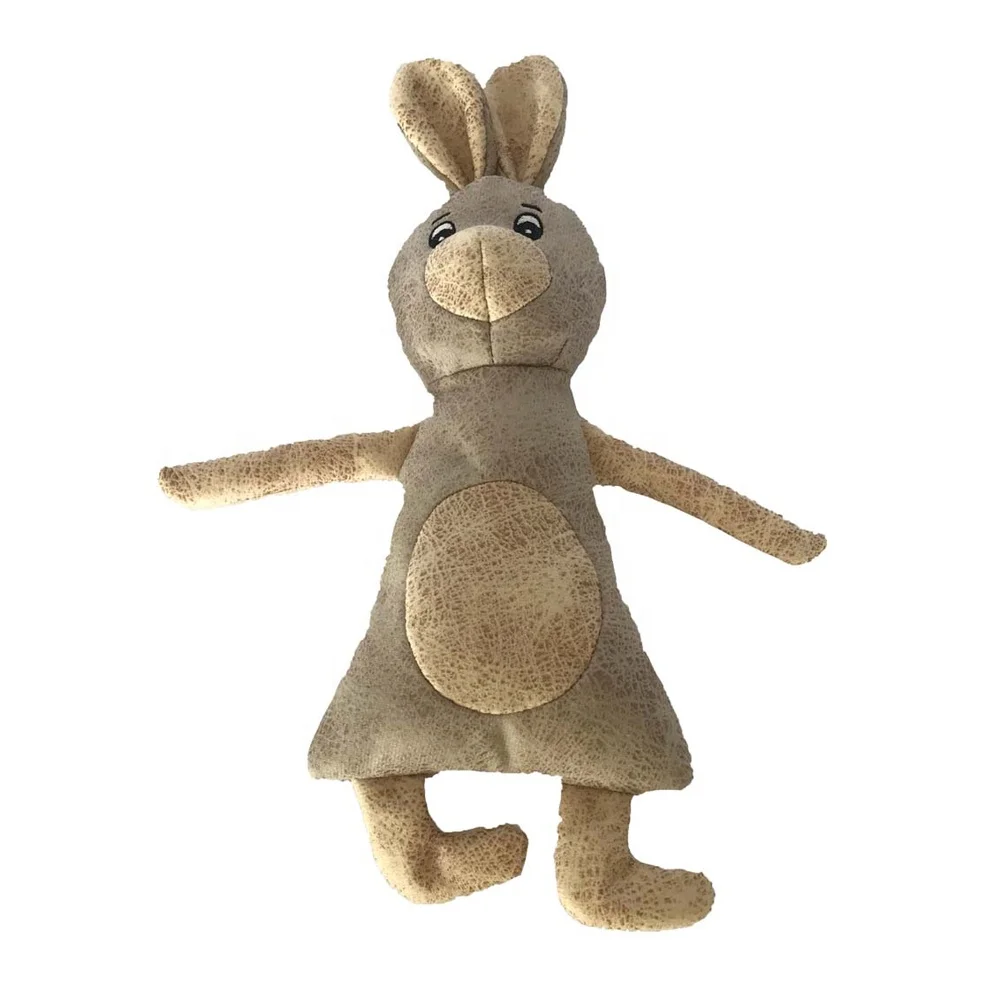 
Wholesale Suppliers Durable Suede Rabbit Squeaky Pet Dog Chew Toy 