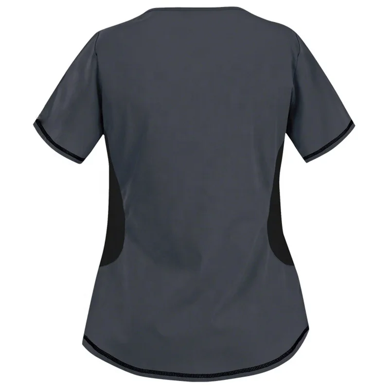 Превосходная мягкая и удобная спортивная эластичная спортивная рубашка с V-образным вырезом, скраб-топ, униформа медсестры и больницы