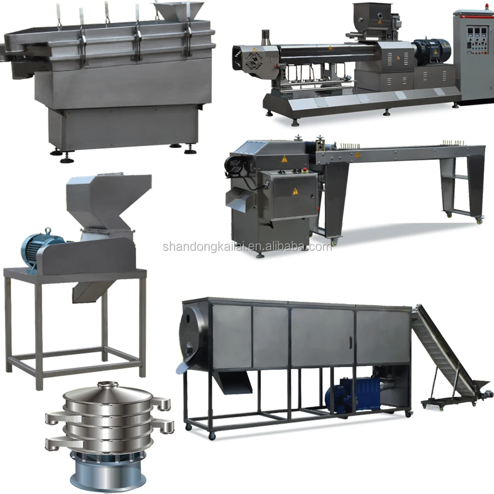 Food Extruder Machine Bread Crumb Production Line Bread Crumbs Machine