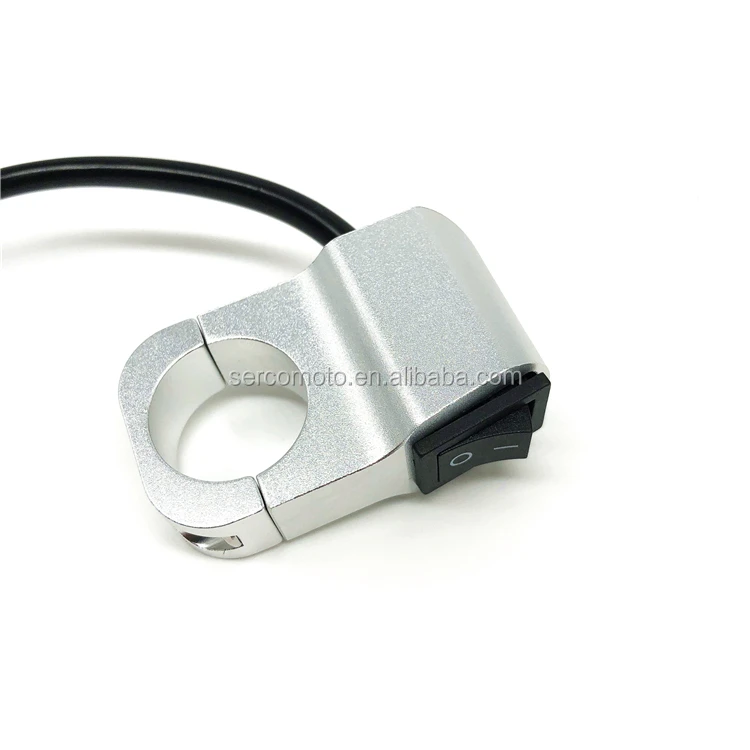 Waterproof Aluminium Alloy 12v 3-way Off On Led Spring Return Momentary Motorcycle Toggle Switch