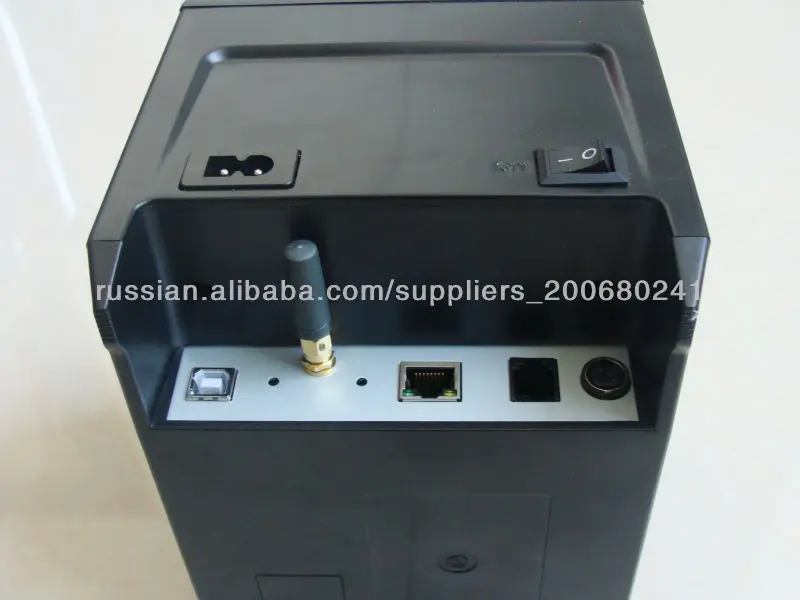 80 мм 300 мм / сек Черный Multi-интерфейс Термальный чековый Wi-Fi POS принтер