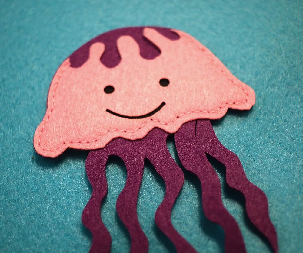 Felt Flannel Board Under the Sea Ocean Aquarium Fish Animals Deluxe Set Giant 3.5 Ft 50+ Pieces Wall Hanging