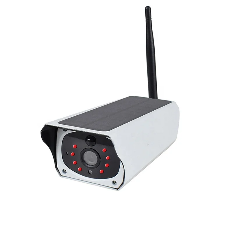 18650 Li-ion Battery Operated WIFI Outdoor Sola Camera Support 4 Users