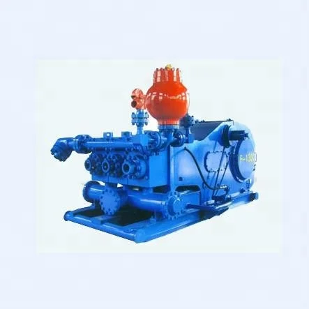 Triplex single action piston mud pump for oil drilling