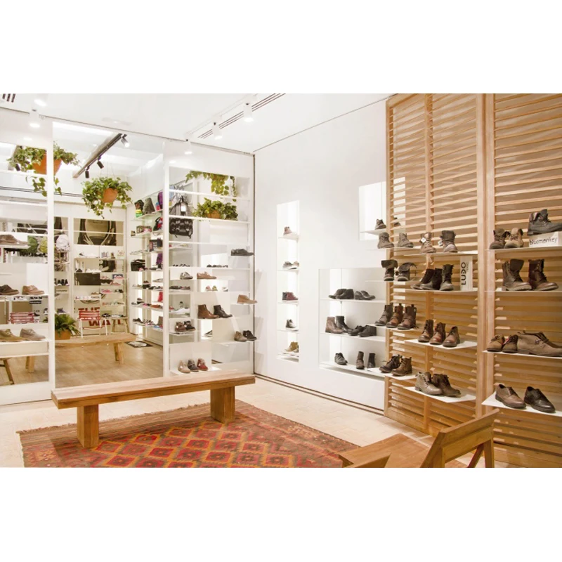 LUX Customized Long Lifetime Shoes Fitout,Shoes Shop Furniture,Store Display For Booth