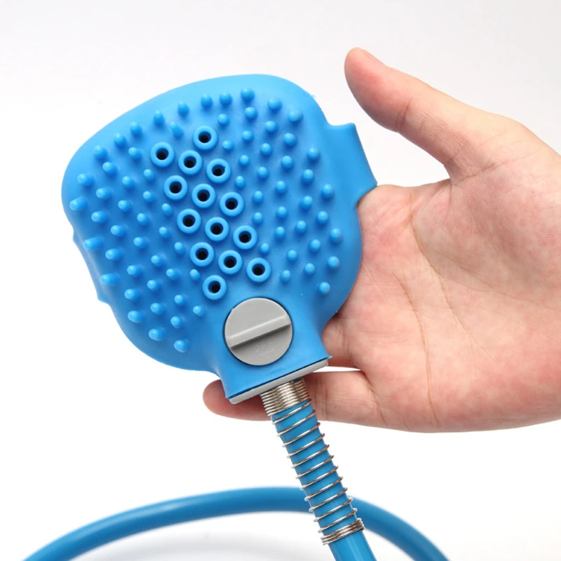 Hot Sale Newest Design Pet Bathing Dog Shower Sprayer Shampoo Washer With Massage Brush