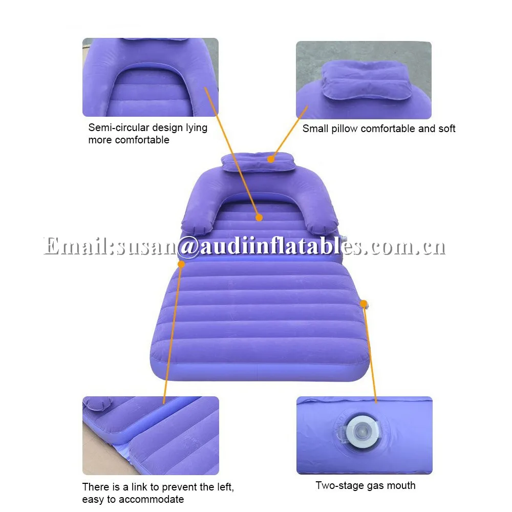  Односпальный надувной ленивый диван-кровать складной двухспальный стул односпальный диван (фиолетовый)