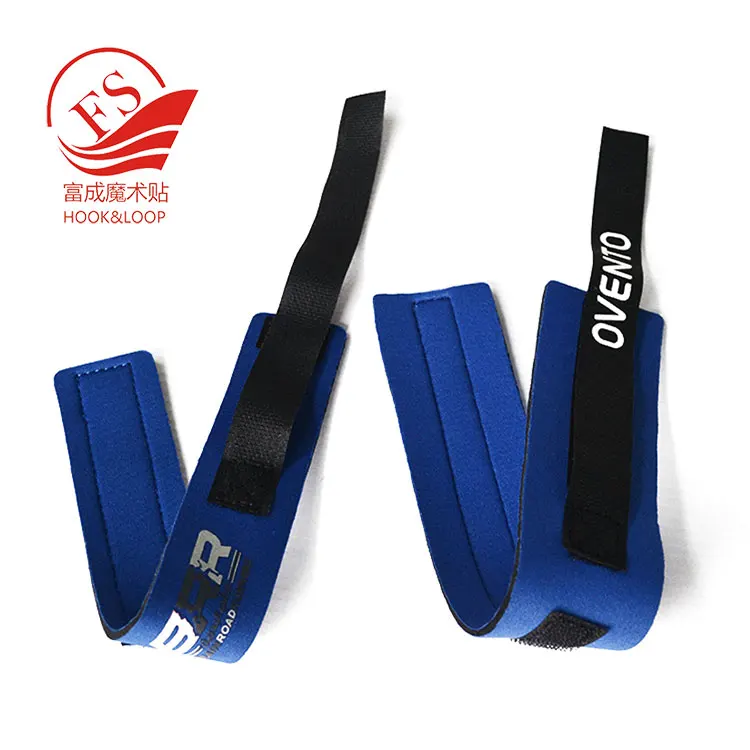 Custom logo printing ankle neoprene strap for holding timing chip