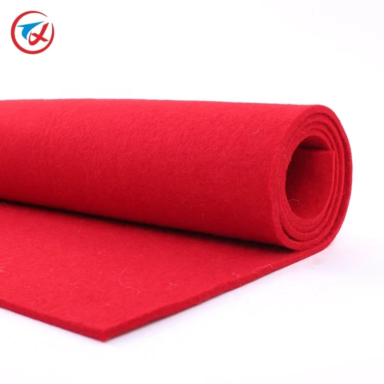 
Hot sale colorful wool felt fabric roll with customized size 