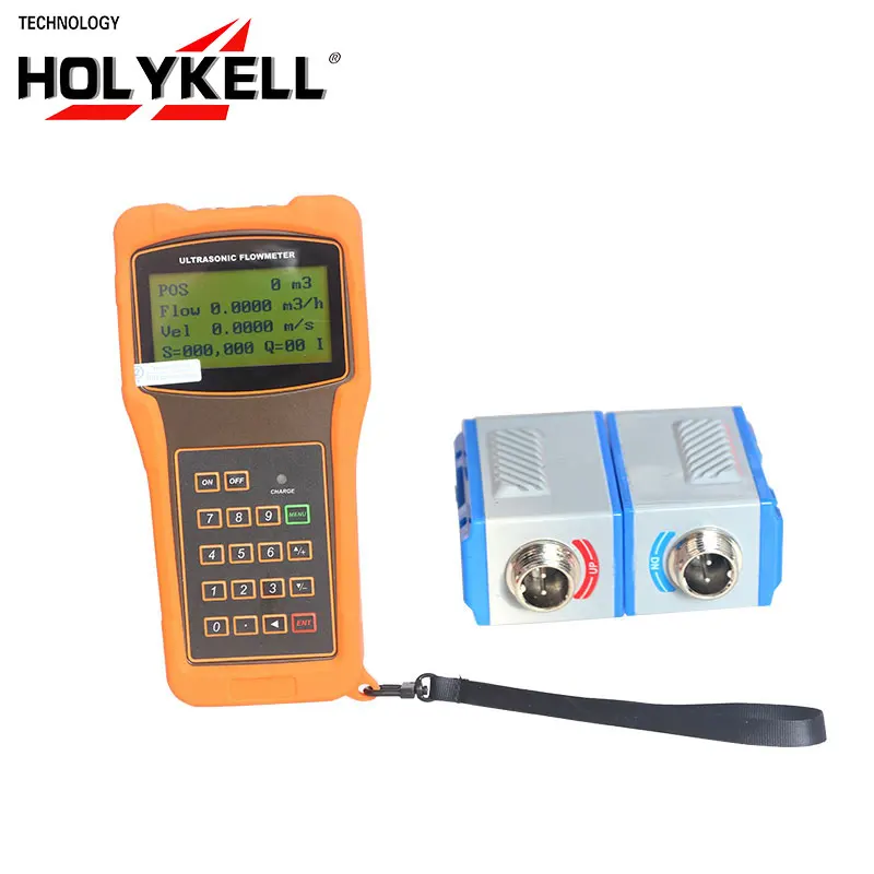 Holykell OEM Handheld Ultrasonic Water Level Sensor with Display