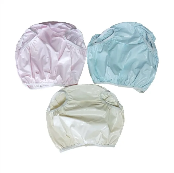 High quality waterproof PVC plastic baby pants / Plastic Baby Diaper Pants