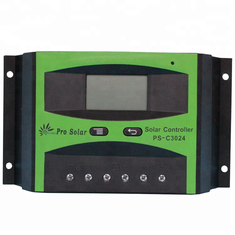 30A 12v 24v pwm solar charge controller for 500-1000w solar home system