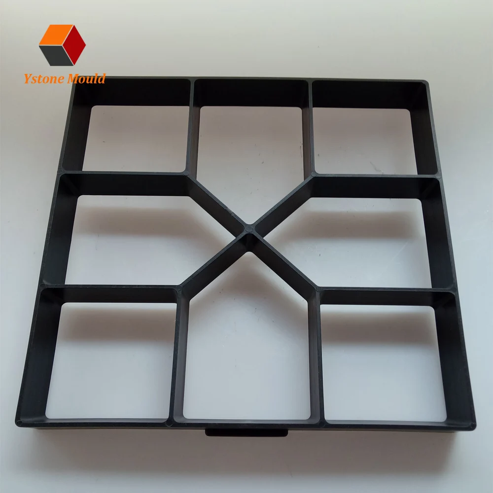 Beautiful Designs DIY Pathway Mould For Making Concrete Garden Floor DIY Mould