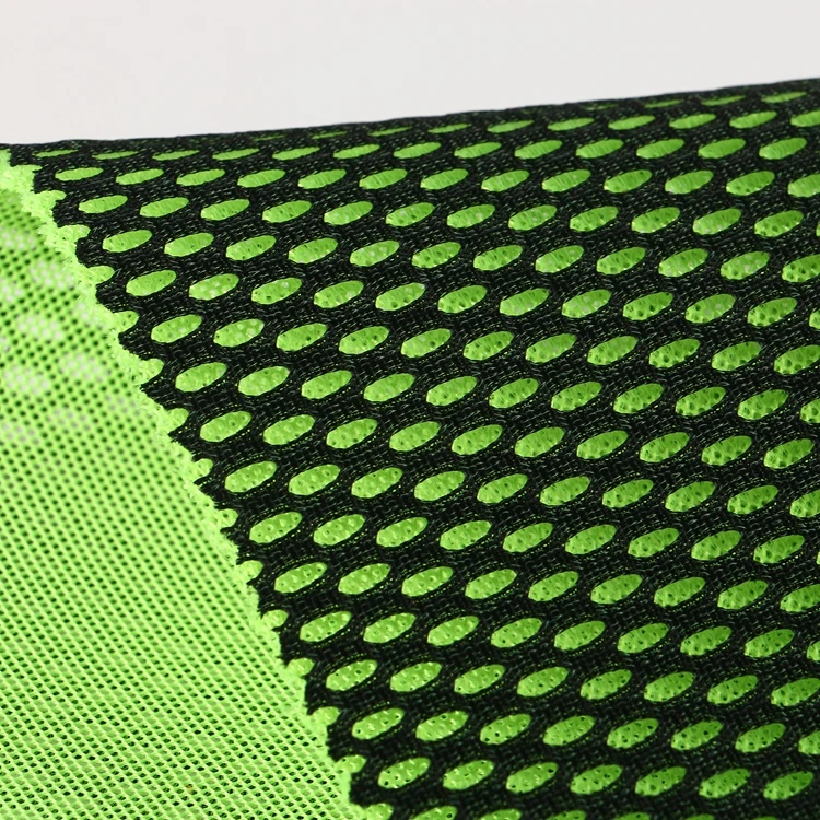 China factory manufacturer custom 500gsm elastic polyester 3d air mesh fabric