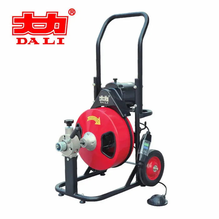 Коммерческий Электрический сливной шнек 50 футов, очиститель змеи, сантехническая машина