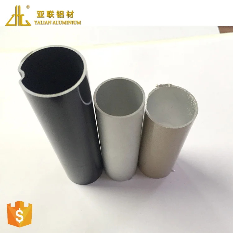 6063-T5 сплав анодированный алюминиевый круглый, 0,8 мм тонкие стенки вес алюминиевого профиля для и труб