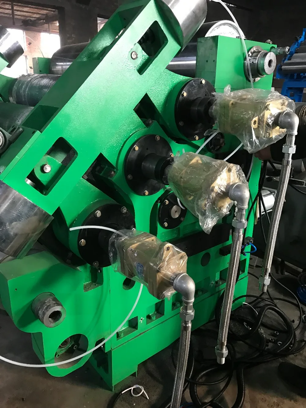 2ply corrugated cardboard making single facer machine