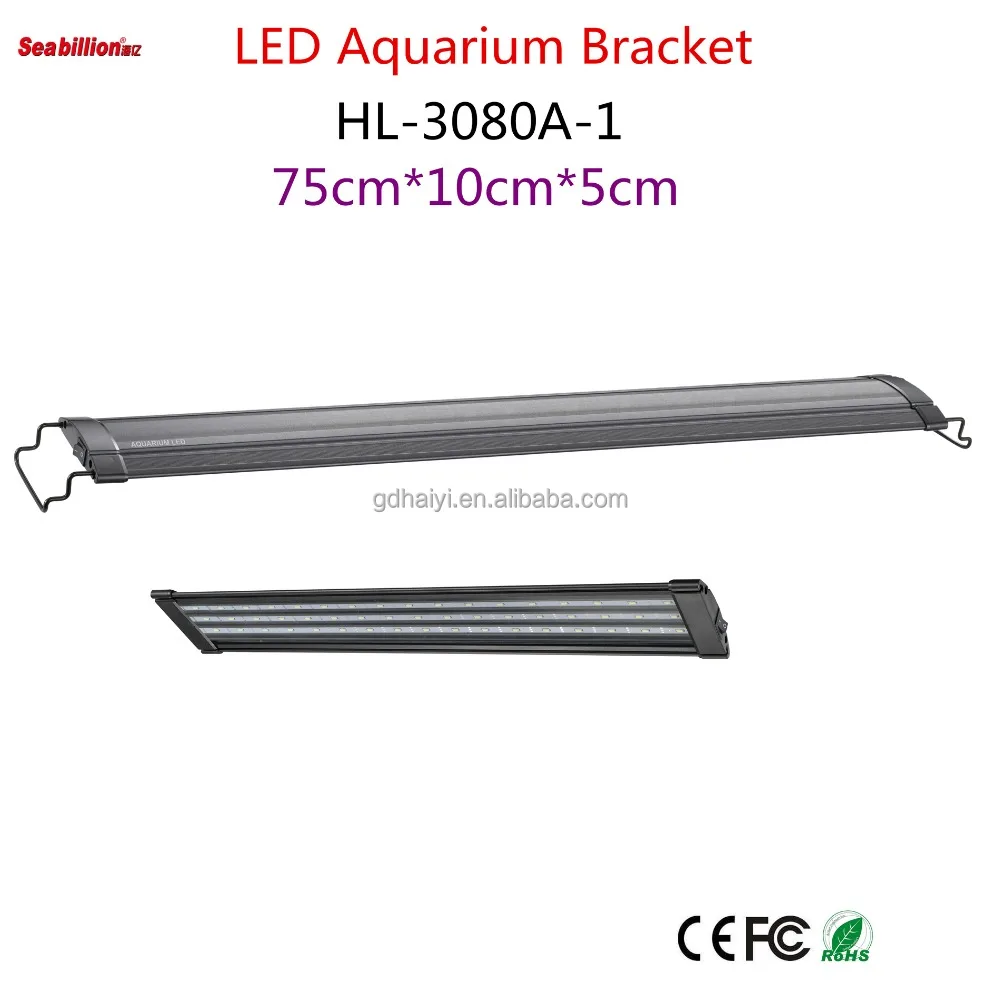 
Seabillion high quality HL3080A-1 30W dimmable sunrise and sunset LED aquarium bracket lamp for artificial coral reef 