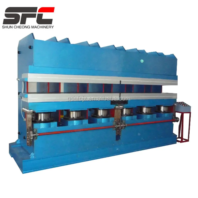 C-образный вулканизирующий пресс с гидравлическими цилиндрами для отверждения резиновых изделий на китайском заводе