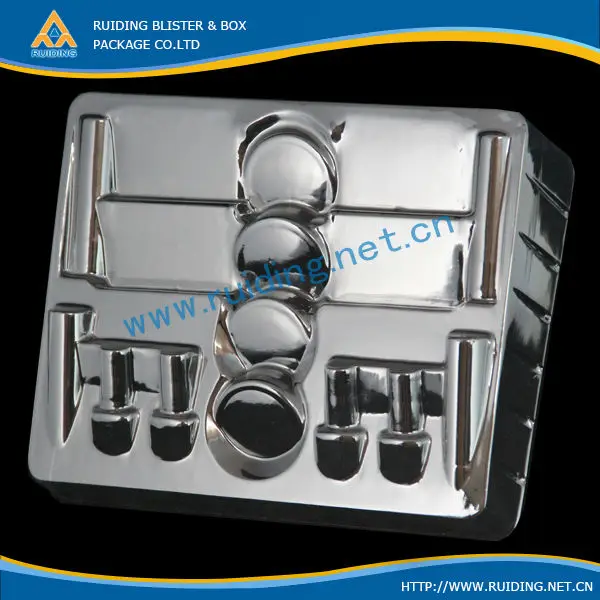 На белый пс поднос для медицинский кубок белый PS жесткая блистерной лоток для пластиковый стаканчик