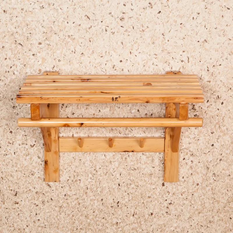 
Bathroom furniture wooden towel rack 