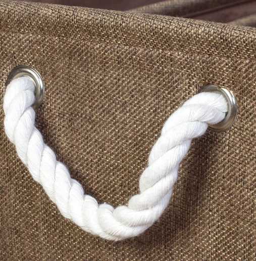 Foldable Jute PE Board Hard Storage Case for Clothes