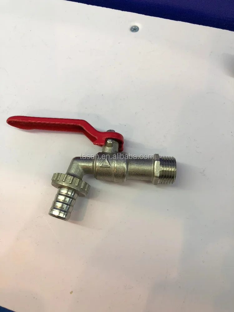 Латунный шариковый шланг с резьбой BSP S2801 1/2 дюйма, кран для сада