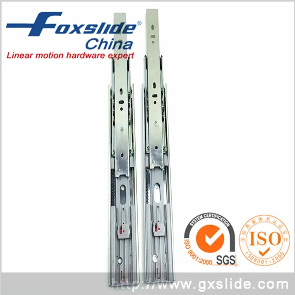 Foxslide 45kg drawer slide silent soft closing drawer system furniture drawer guides 200mm