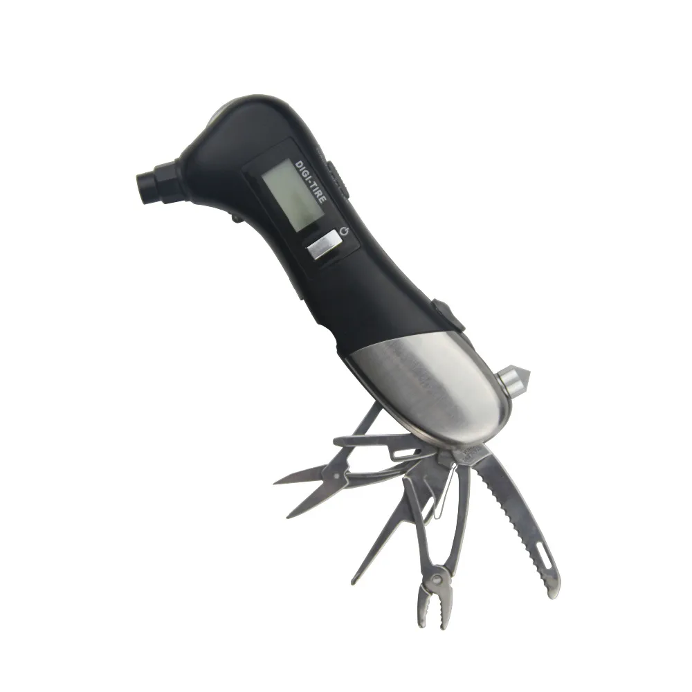 
Car digital tire low pressure gauge with lighting 