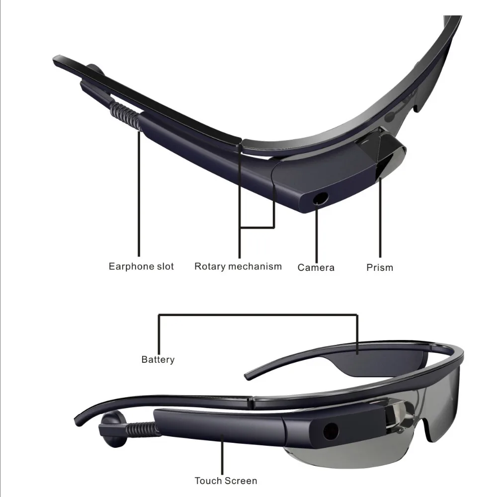 
New Arrival 3d Ar Smart Glasses Interactive Augmented Reality Glasses With Ar App 