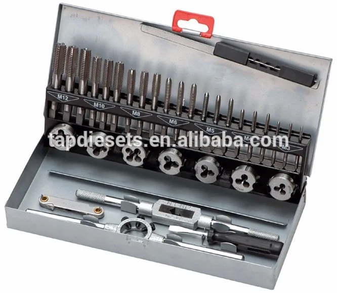 32 шт. ручной инструмент метрическая нажмите и комплект матриц