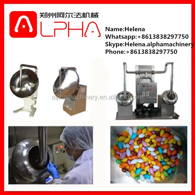
Chocolate coating machinery seed coating machine Sugar coating machine 