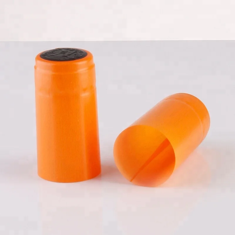 PVC heat shrinkable capsule for wine bottles