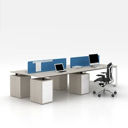 Factory Wholesale Open OPEN DESK Workstations Modular OFFICE 2 Person Workstation Office Desk