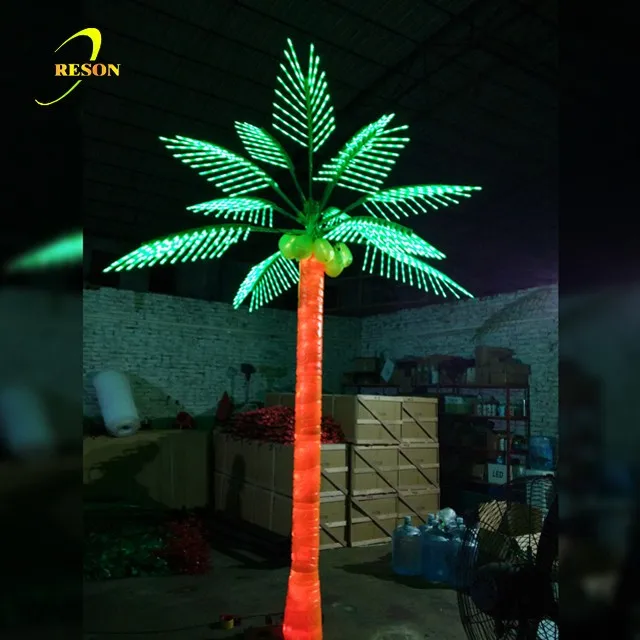 Outdoor landscape lighting street garden decoration led palm tree light
