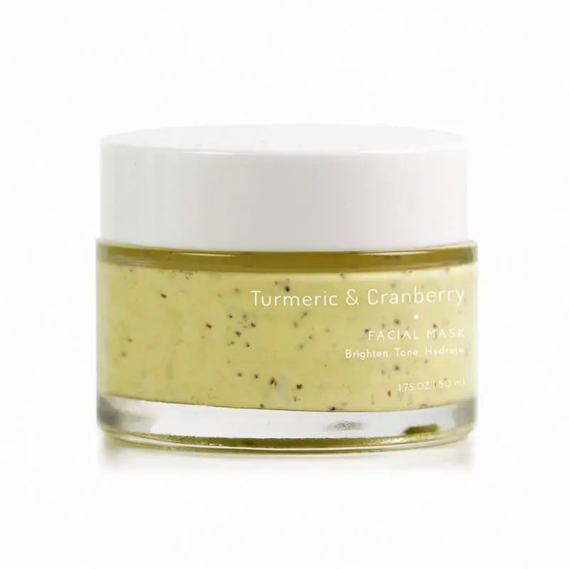 Private Label Brightening Turmeric Face Clay Mask