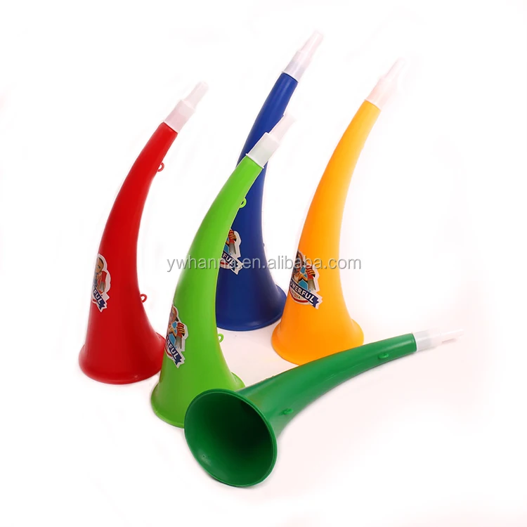 party supplies bent shape 10 inch Ox horn speaker/loud horn/trumpet for football games