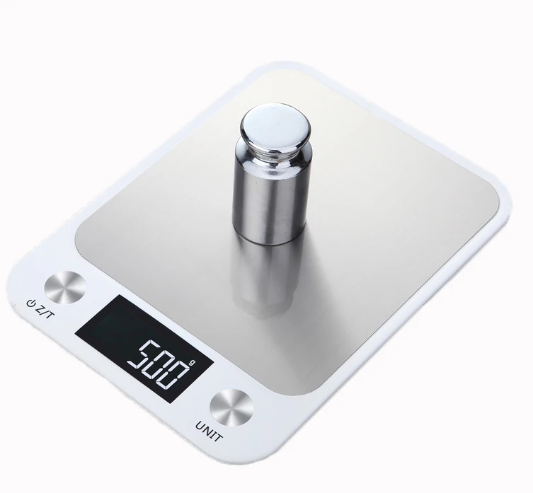 Stainless Steel LCD Display Digital Kitchen Scale Multifunction Kitchen Food Scale