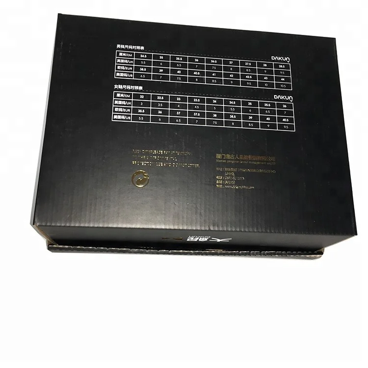 Wholesale Shoes Packing Corrugated Box Shoe Storage Box Paper