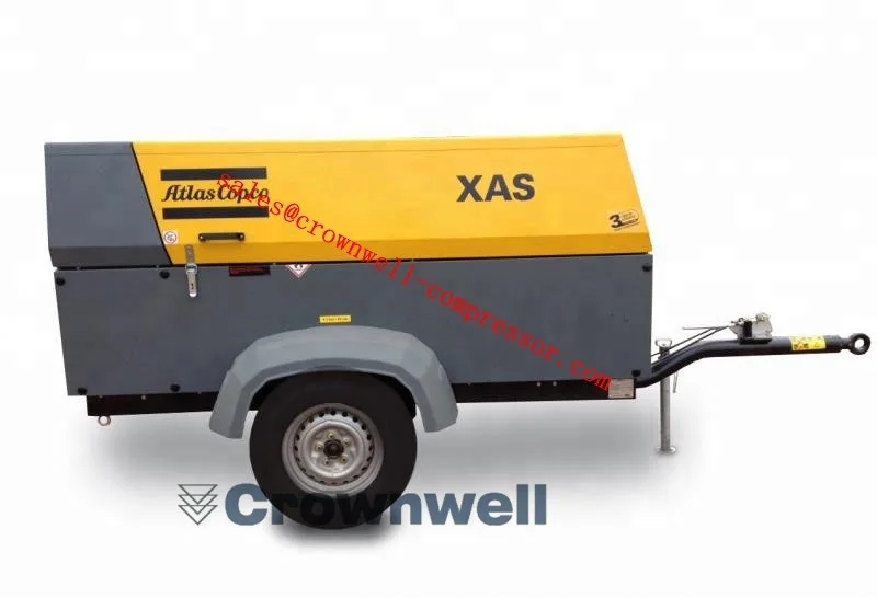 Портативный воздушный компрессор Atlas Copco XAS186Dd XAS 186
