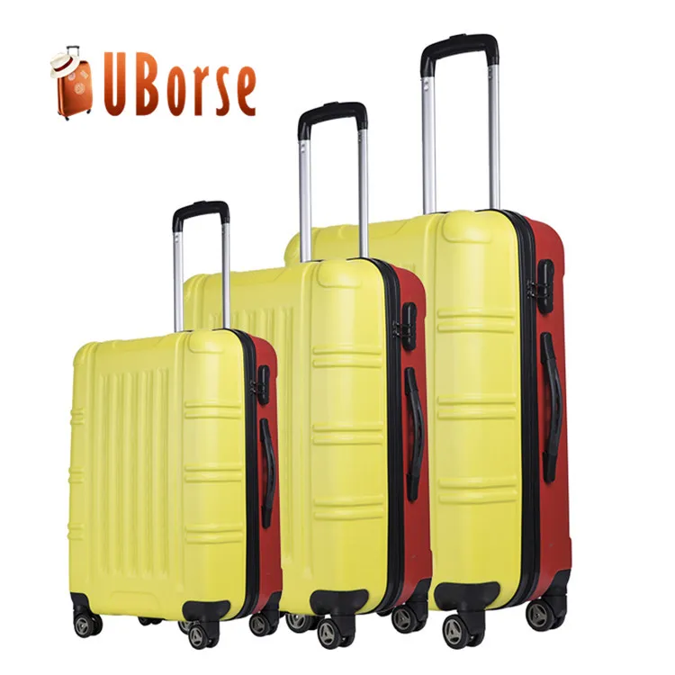 
Hot New Arrival 2 Colors ABS PC Hard Shell Draw-bar Box Airport Trolley Luggage Travel Trolley Carry-on Luggage Suitcase 