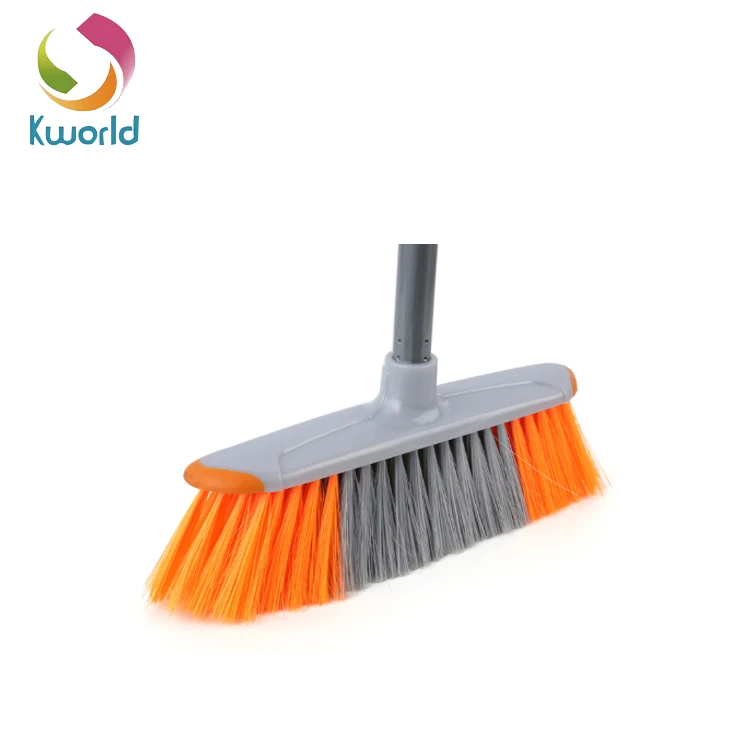 New design high quality long handle plastic cleaning broom for home