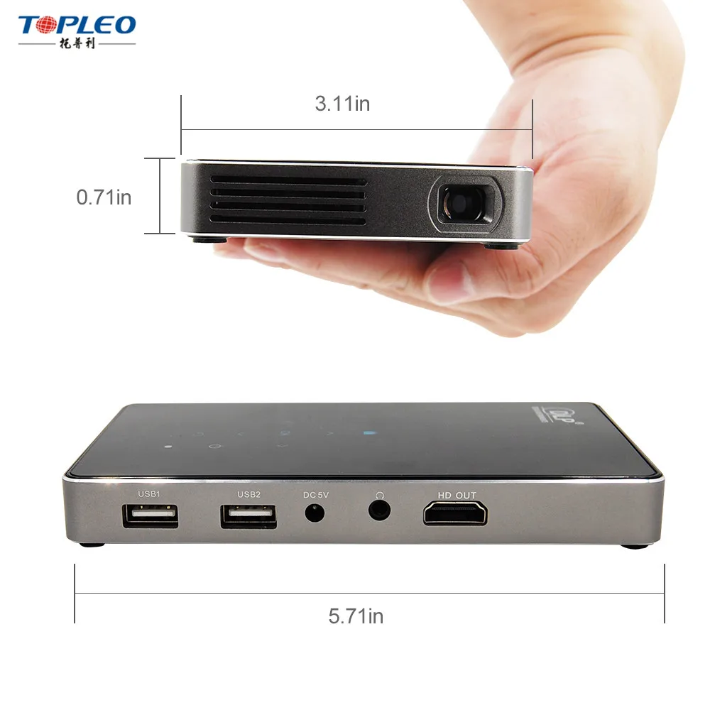 Excellent quality P8 mini projector pico projector mobile phone android mini projector for offices