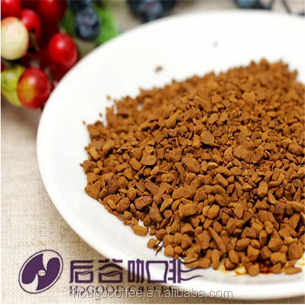 Fast production freeze dried coffee