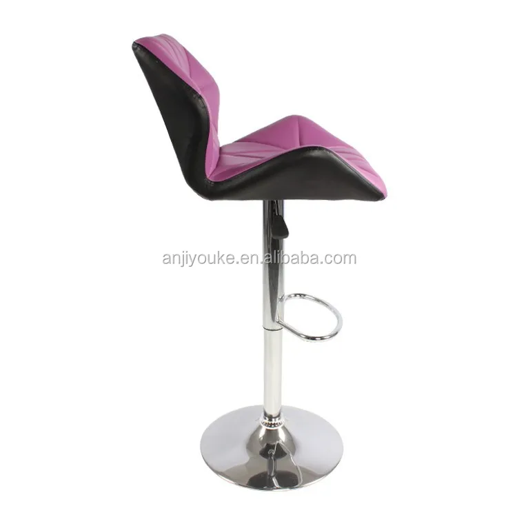 
Wholesale Modern PU Leather With Backrest Swivel Bar Stool for Pub Office 