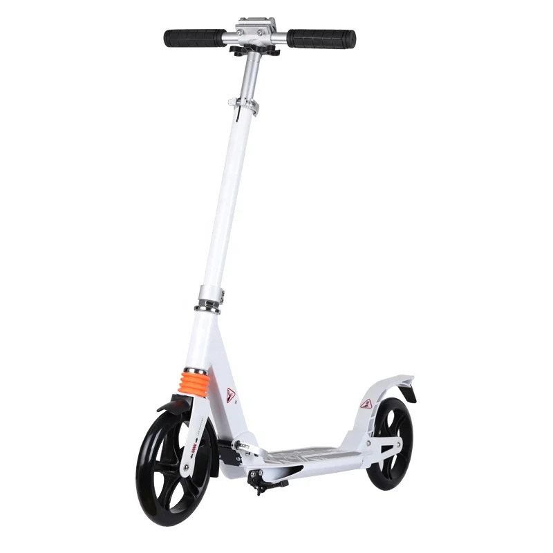 New Design High Quality Cheap Two Big Wheel Folding Foot Kick Scooter for Adult Manufacturer