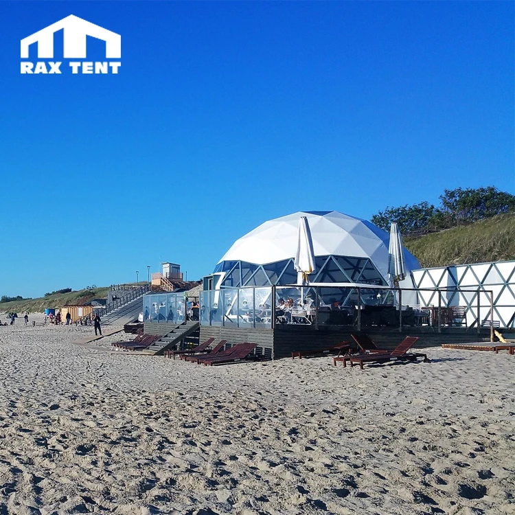 Outdoor White 20m/30m Dome Tent Large Heavy Duty Geodesic Dome Sphere Tent For Event Hot Sale